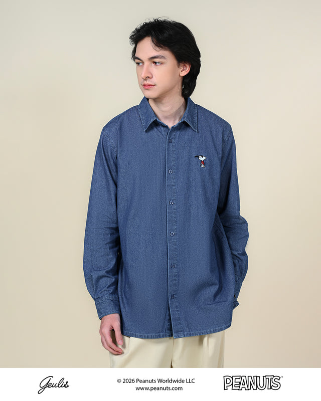 SNOOPY EARS BACK MEN SHIRT