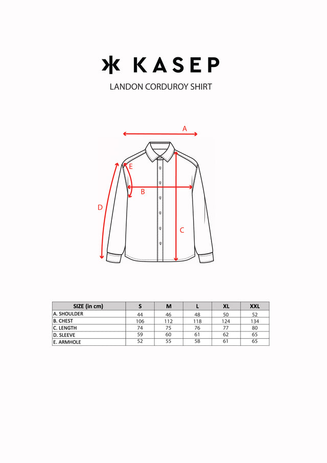 LANDON CORDUROY SHIRT